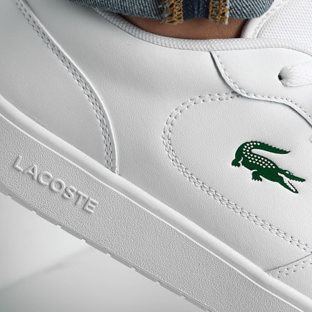 Lacoste - Court Ace 225 Wit Donkergroen Sneakers