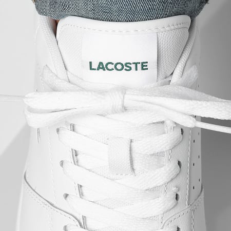 Lacoste - Court Ace 225 Wit Donkergroen Sneakers