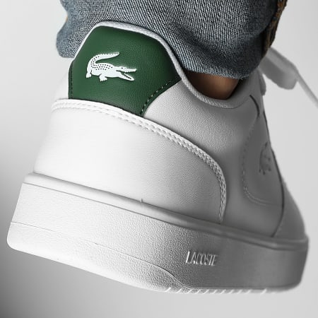Lacoste - Court Ace 225 Wit Donkergroen Sneakers