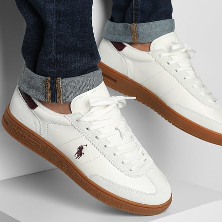 Polo Ralph Lauren - Bedford White Wine sneakers - Ryses