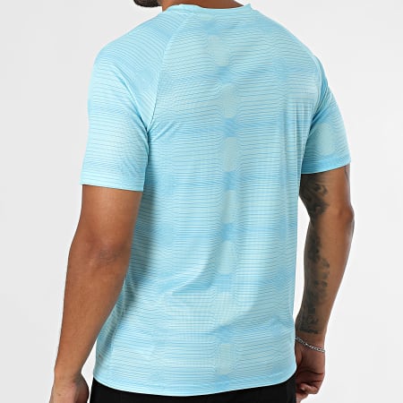 Puma - Tee Shirt OM Warm Up Jersey 781554 Bleu Turquoise Bleu Clair
