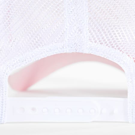 Von Dutch - Casquette Trucker 3D Blanc Rose Turquoise