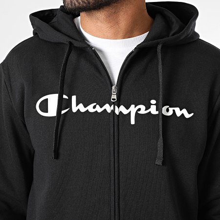 Champion - Zip Hoodie 221810 Black - Ryses