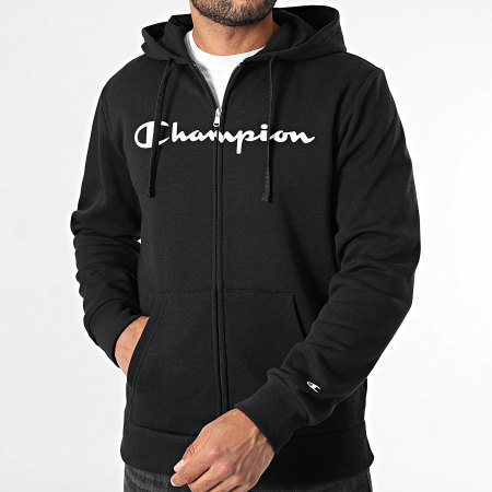 Champion - Zip Hoodie 221810 Black - Ryses