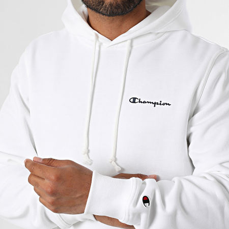 Sudadera Champion Blanca Capucha Champion Sudadera Con Capucha