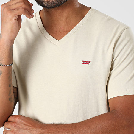 Levi's - Tee Shirt Col V 85641 Beige