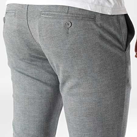 Only And Sons - Slim Mark Grey Checkered Trousers