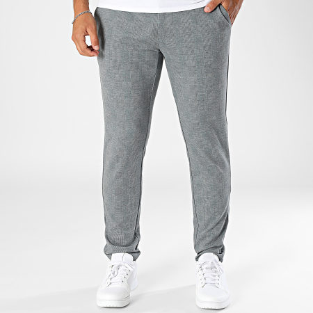Only And Sons - Slim Mark Grey Checkered Trousers