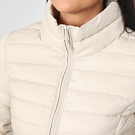 Only - Abrigo New Tahoe para mujer Beige claro