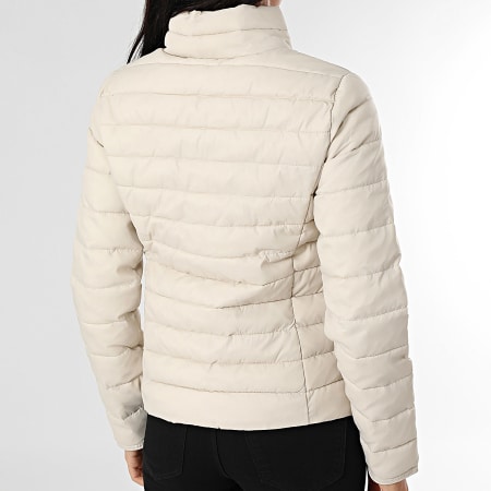 Only - Abrigo New Tahoe para mujer Beige claro