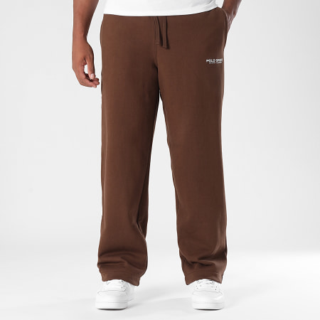 Polo Sport Ralph Lauren - Pantalon Jogging Logo Sport Marron