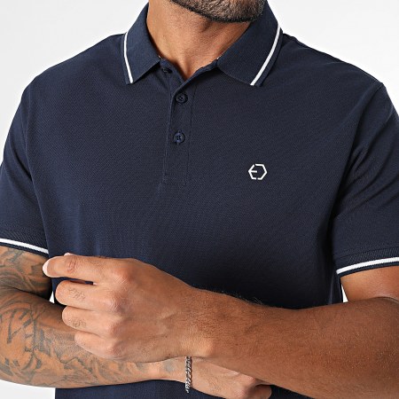 Tiffosi - Short-sleeved polo shirt Jeremy 10054684 Navy - Ryses