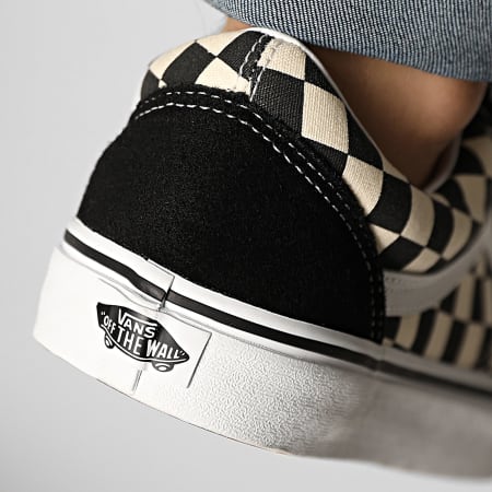 Vans - Baskets Old Skool A38G1P0SA Primary Check Negro Blanco