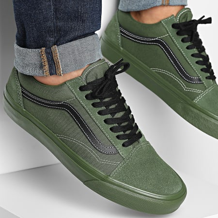 Vans Baskets Old Skool D6W2031 Mono Pop Green Black Ryses