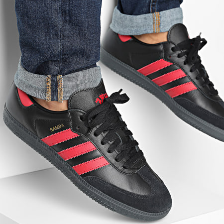 Adidas Originals - Baskets Samba Licensed MUFC Manchester United JQ4036 Core Black Mufc Red