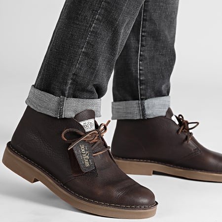 Clarks - Desert BT Evo Dark Brown Leather Shoes - Ryses