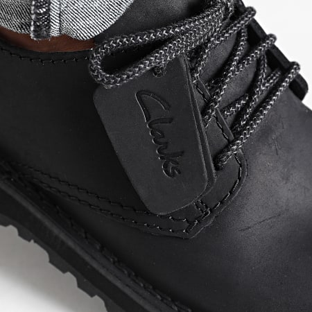 Clarks - Zapatos Solsbury Lace Piel Negra