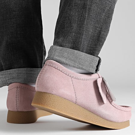 Clarks - Zapatillas Wallabee Evo Rosa Claro