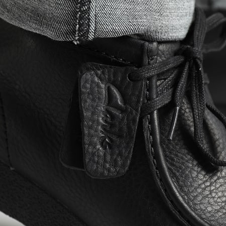 Clarks - Wallabee Evo BT Black Leather shoes - Ryses