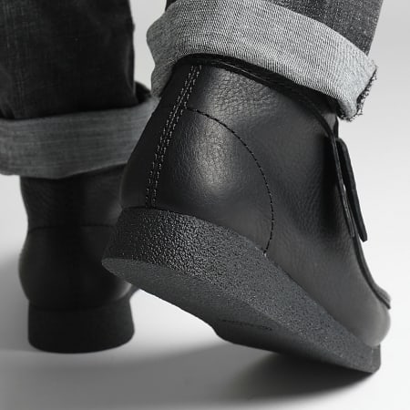 Clarks - Wallabee Evo BT Black Leather shoes - Ryses