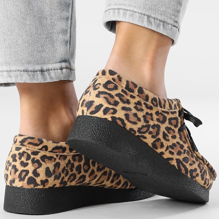 Clarks - Wallabee Evosh Leopard Suede Women's Shoes - Ryses