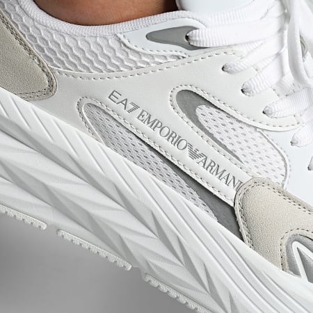 EA7 Emporio Armani - Baskets 7X000342-AF18617 Triple Blanco Plata