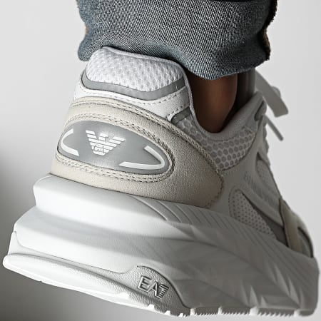 EA7 Emporio Armani - Baskets 7X000342-AF18617 Triple Blanco Plata