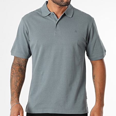 Jack And Jones - Polo Manches Courtes Basic Gris