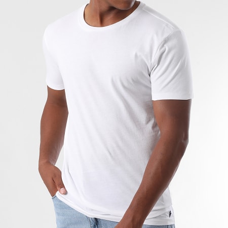 Polo Ralph Lauren - Lot De 3 Tee Shirts Original Player Blanc Bleu Marine Bleu Clair