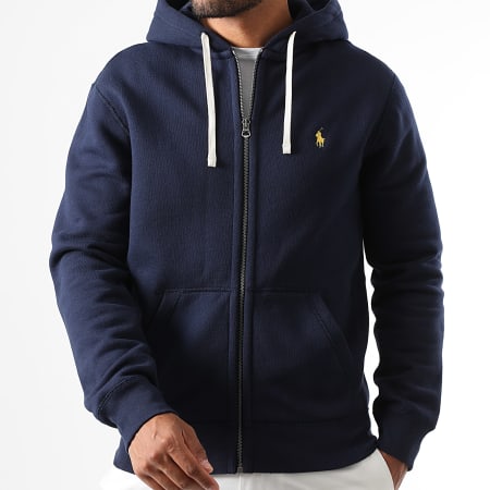 Polo Ralph Lauren - Sweat Capuche Zippé Original Player Bleu Marine