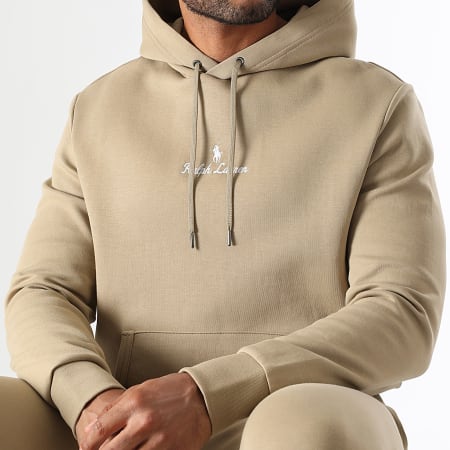 Polo Ralph Lauren - Sweat Capuche Logo Embroidery Beige