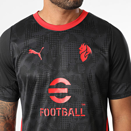 Puma - Maillot De Foot ACM Training Jersey 782356 Noir Rouge
