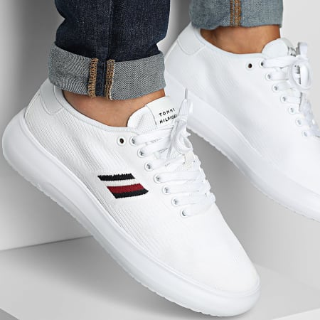 Tommy Hilfiger - Baskets Modern Lightcup Knit 5528 White