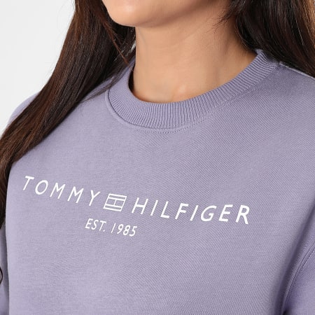 Tommy Hilfiger - Sweat Crewneck Femme Reg Corp Logo 9791 Violet