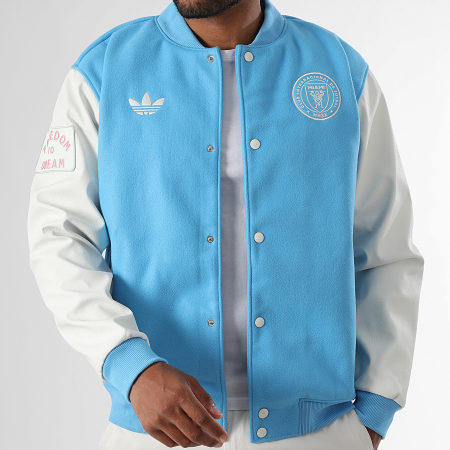 Adidas Originals - Veste IMFC Miami JM5160 Bleu Clair Blanc