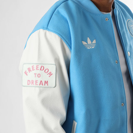 Adidas Originals - Veste IMFC Miami JM5160 Bleu Clair Blanc