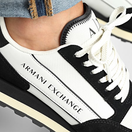 Armani Exchange - Sneakers XUX083 XV263 Off White Black - Ryses
