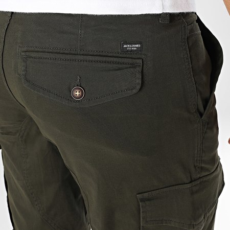 Jack And Jones - Pantalón cargo Paul Flake Slim verde caqui