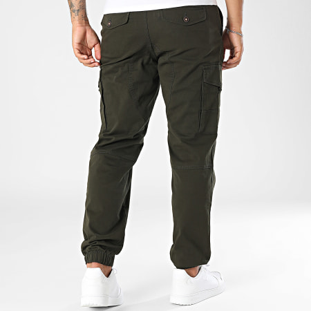 Jack And Jones - Pantalón cargo Paul Flake Slim verde caqui