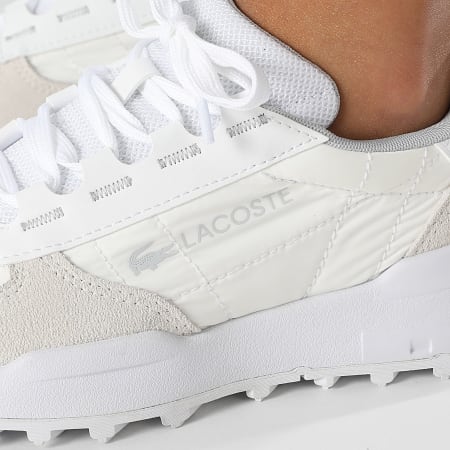 Lacoste - Elite Active Evo 225 Blanco Gris claro Zapatillas Mujer