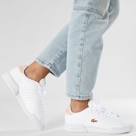 Lacoste - Baskets Femme Carnaby Cup 225 White Light Pink