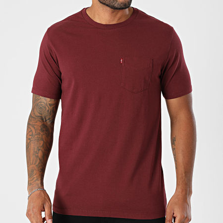Levi's - Tee Shirt Poche 19342 Bordeaux