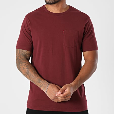 Levi's - Tee Shirt Poche 19342 Bordeaux