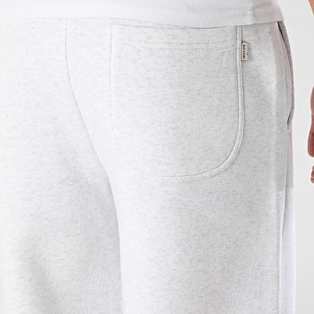Only And Sons - Pantalon Jogging Ceres Wide Gris Clair Chiné