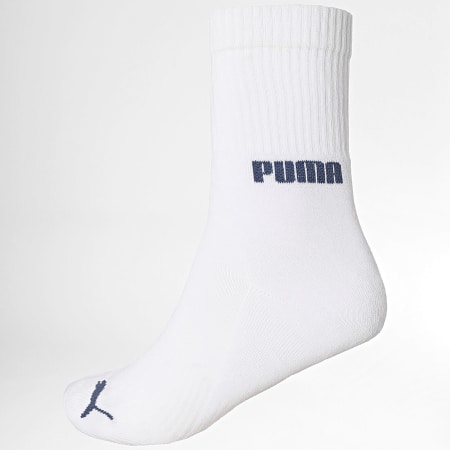 Puma - Set van 6 paar sokken 701235836 Wit Blauw Bordeaux Groen