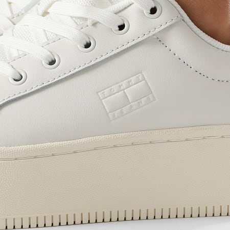 Tommy Jeans - Zapatillas Mujer Tjw Plataforma Leopardo Zapatilla 2930 Marfil Leopardo