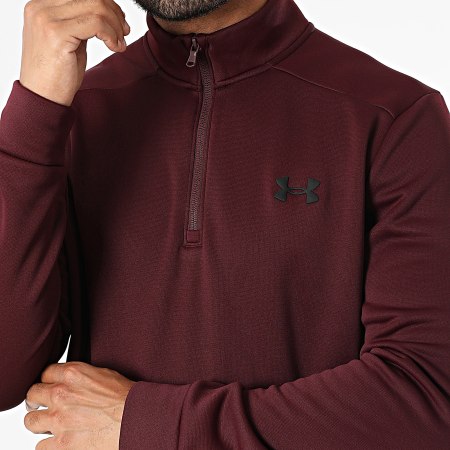 Under Armour - Zip Neck Sweat Armour Fleece 1373358 Bordeaux - Ryses