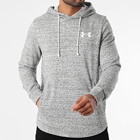 Under Armour - Sweat Capuche UA Rival Terry 1370401 Gris Chiné