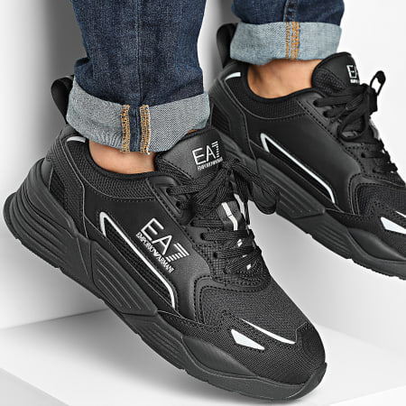 EA7 Emporio Armani - Baskets 7X000308-AF18447 Triple Negro Plata
