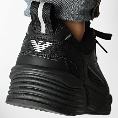 EA7 Emporio Armani - Baskets 7X000308-AF18447 Triple Negro Plata